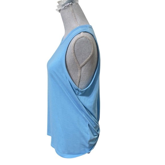 J.CREW VINTAGE COTTON KNOT BACK TANK TOP XL LIGHT BLUE - Picture 2 of 11